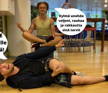 urheiluvammojen hoidon uusi on´hje on peace and love